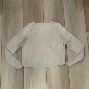 Mango MNG Casual Knit Long Sleeve Sweater in Neutral Women’s Small